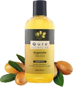 Arganolie 100ml | 100% Puur & Onbewerkt | Argan Olie Voor Gezicht, Haar En Lichaam