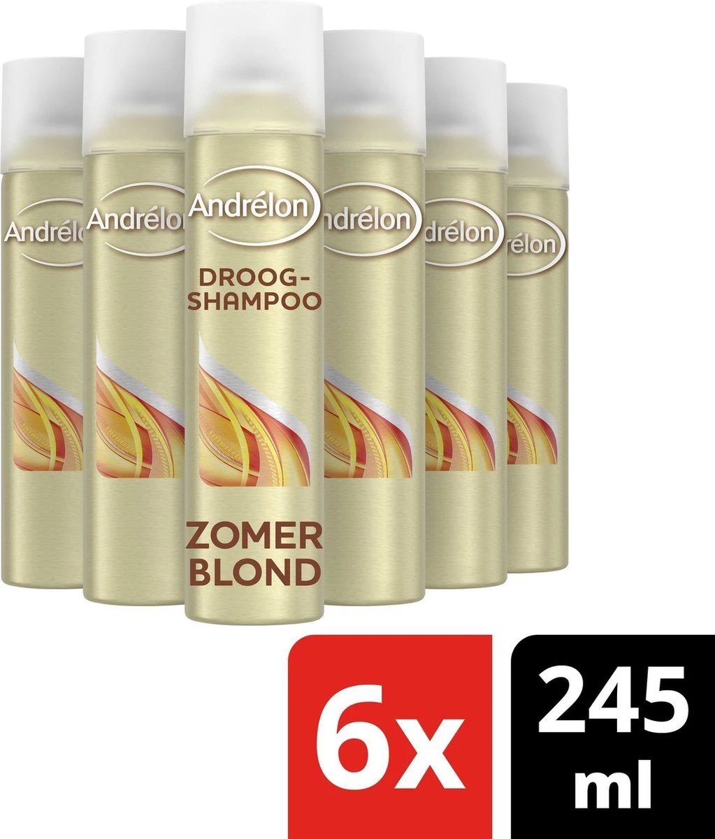 Andrélon Droogshampoo Zomerblond - 6 X 245 Ml - Voordeelverpakking 3 Andrélon Droogshampoo Zomerblond - 6 X 245 Ml - Voordeelverpakking - Afbeelding 3