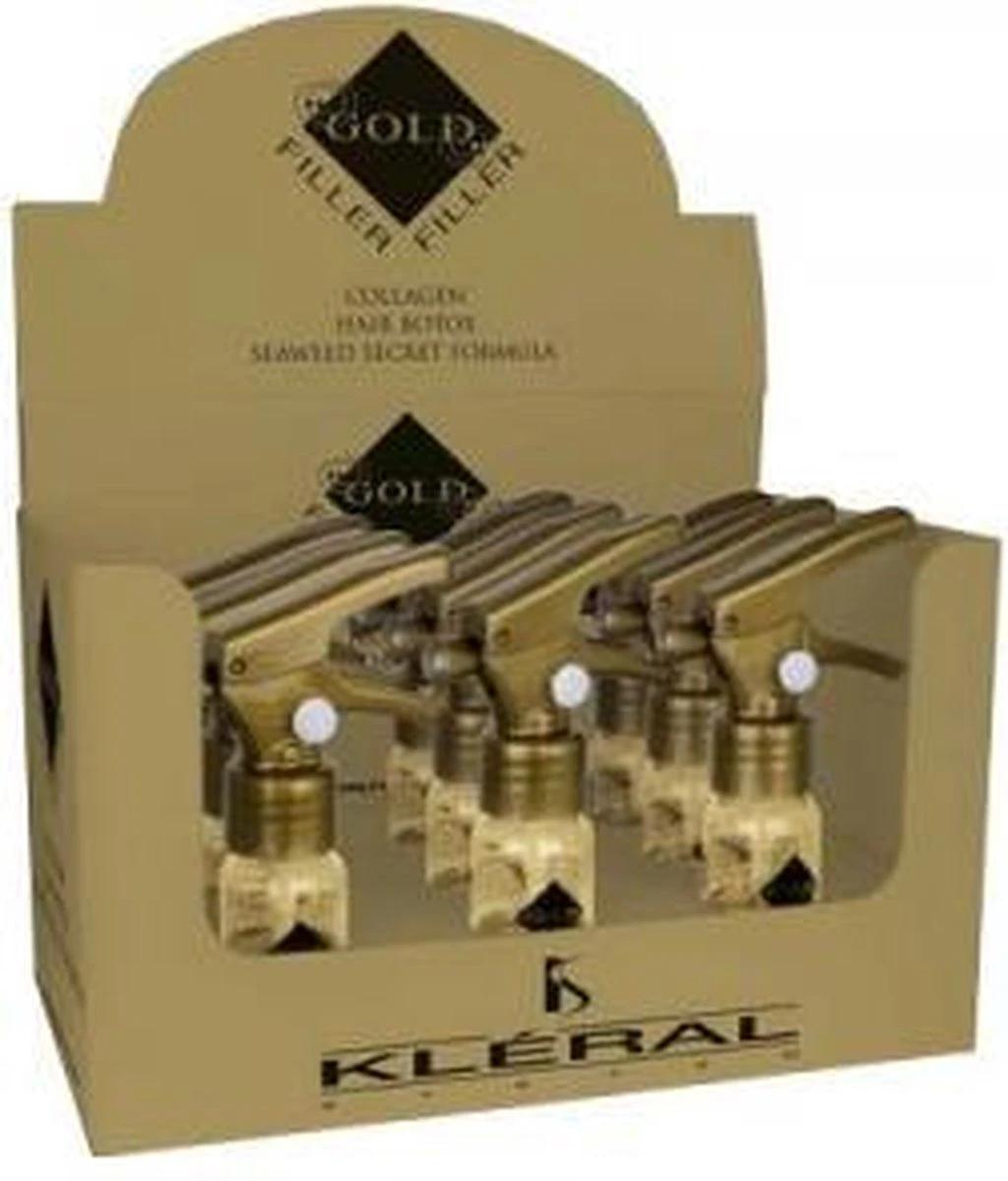 Kleral Gold Filler - Hair Botox 9x10ml 1 Kleral Gold Filler - Hair Botox 9x10ml