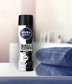 NIVEA MEN Invisible For Black & White Power - 6 X 150 Ml - Voordeelverpakking - Deodorant Spray 7 NIVEA MEN Invisible For Black & White Power - 6 X 150 Ml - Voordeelverpakking - Deodorant Spray -Verzorgingsproducten 1027x1200 2