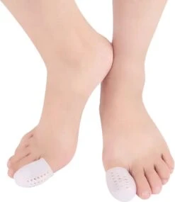 Teenbeschermer - Teenbeschermers Siliconen - Teenbeschermer Kleine Teen - Teenbeschermer Grote Teen - Teenkap - Teenspreider - Er Worden 3 Paar Geleverd - S,M,L - Wit -Verzorgingsproducten 1040x1200