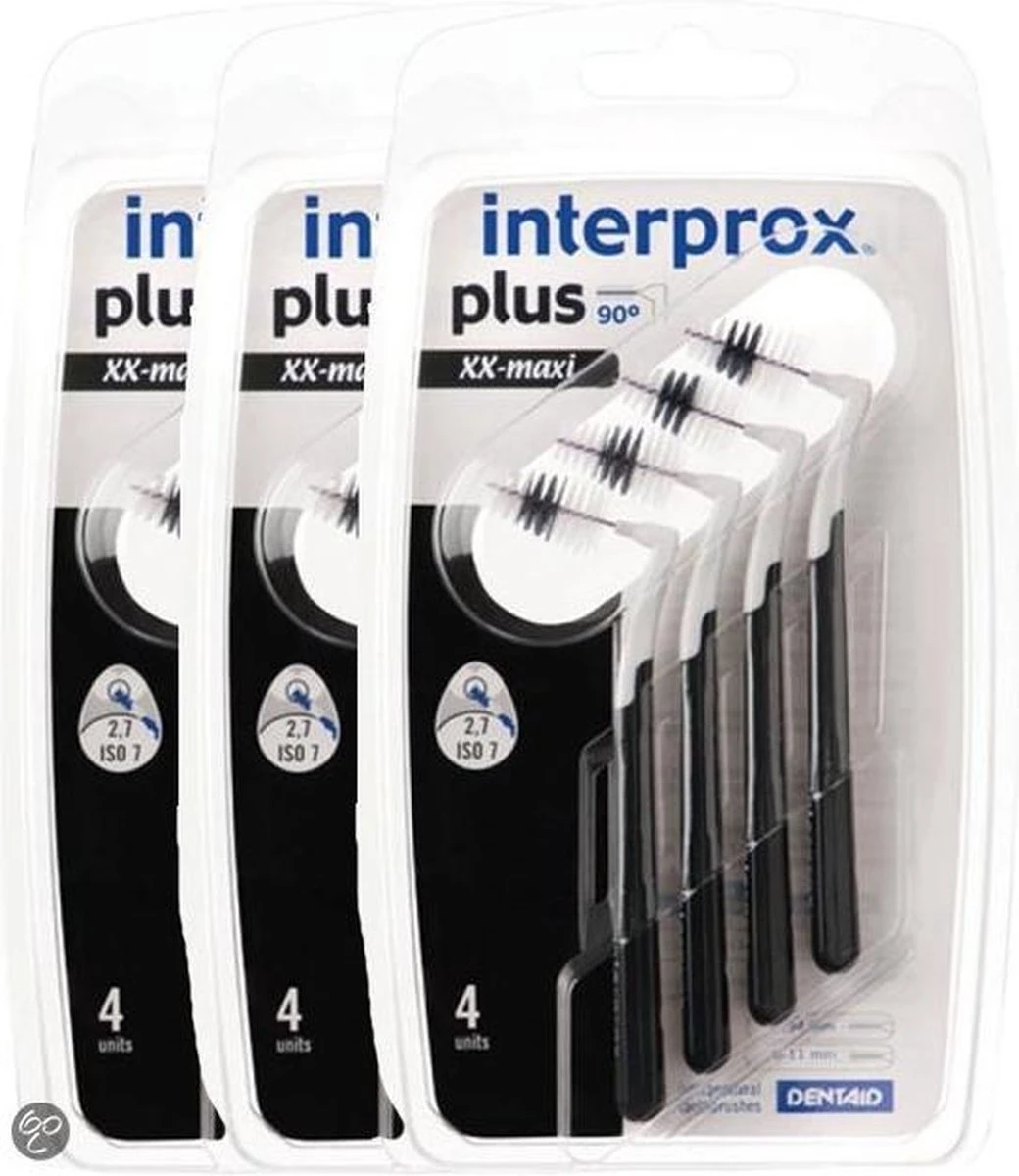 Interprox Plus XX Maxi - 6 Tot 11 Mm - 3 X 4 Stuks 4 Interprox Plus XX Maxi - 6 Tot 11 Mm - 3 X 4 Stuks - Afbeelding 4
