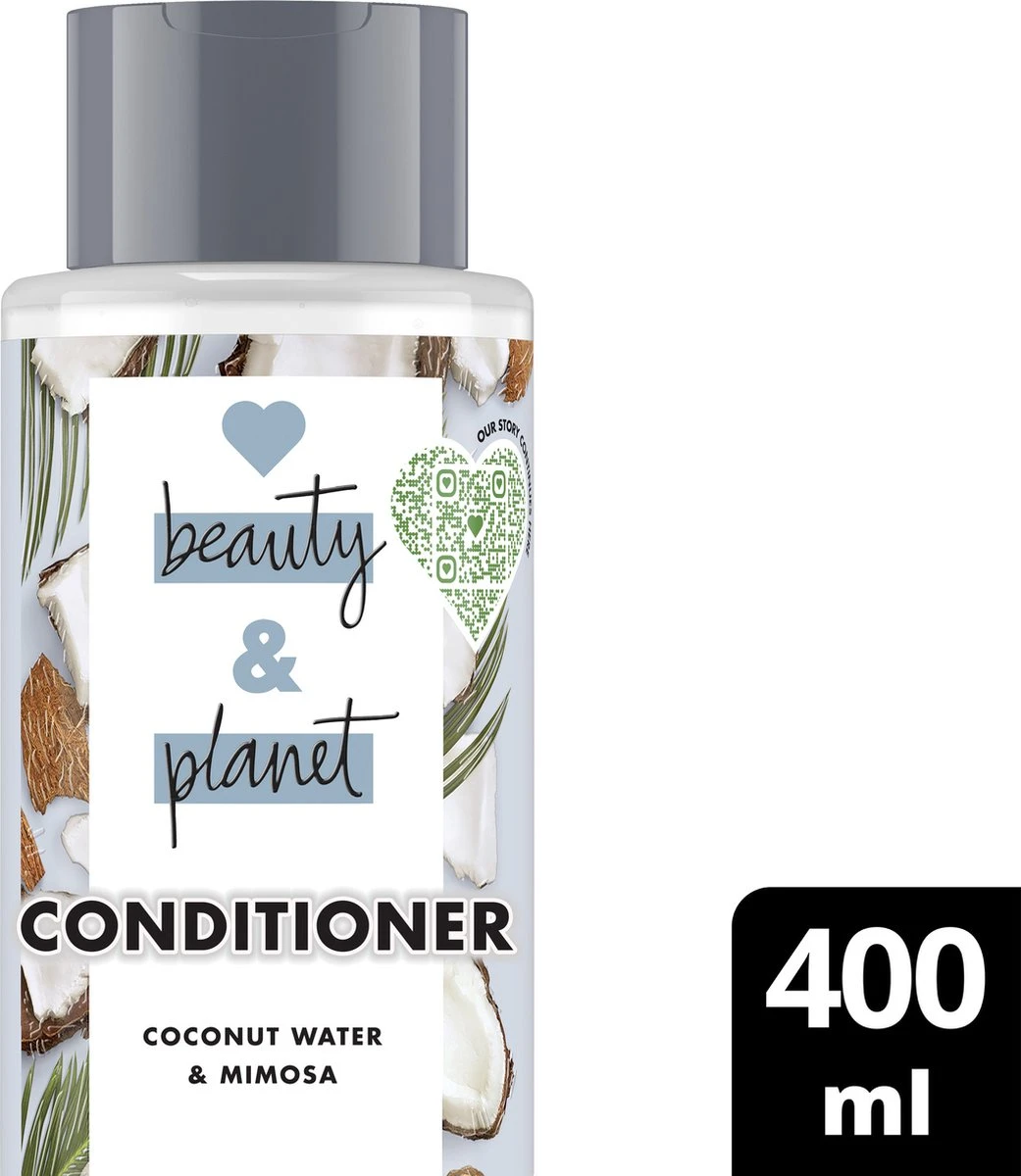 Love Beauty And Planet Conditioner Coconut Water & Mimosa Volume & Bounty - 400 Ml 5 Love Beauty And Planet Conditioner Coconut Water & Mimosa Volume & Bounty - 400 Ml - Afbeelding 5