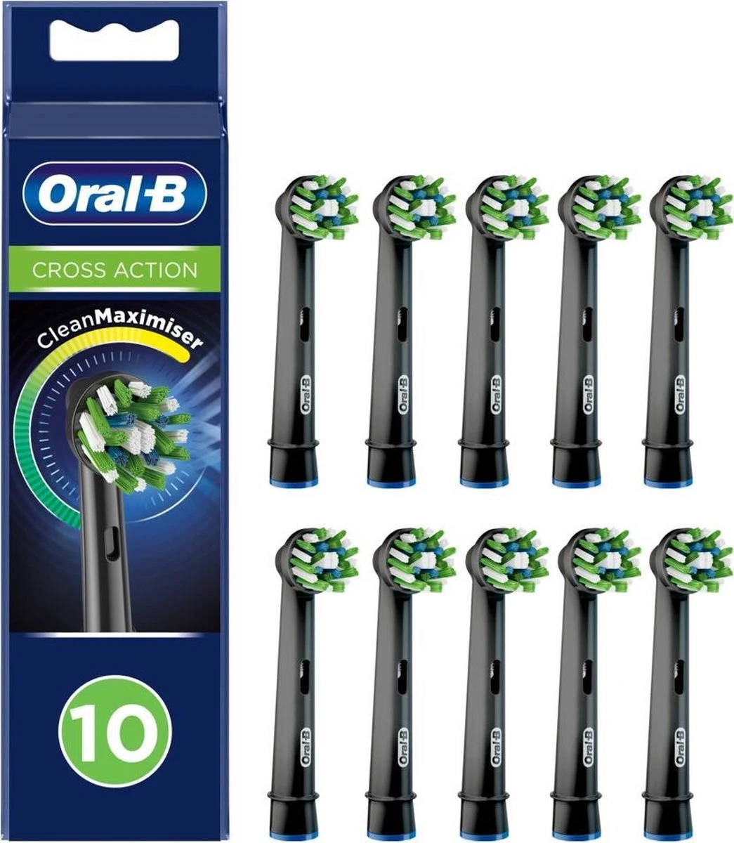 Oral B Oral-B CrossAction - Met CleanMaximiser-technologie - Opzetborstels - Zwart - 10 Stuks 14 Oral B Oral-B CrossAction - Met CleanMaximiser-technologie - Opzetborstels - Zwart - 10 Stuks - Afbeelding 14