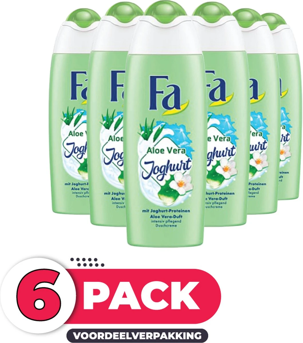 Fa Yoghurt Aloe Vera Douchegel 6x 250ml - Grootverpakking 10 Fa Yoghurt Aloe Vera Douchegel 6x 250ml - Grootverpakking - Afbeelding 10