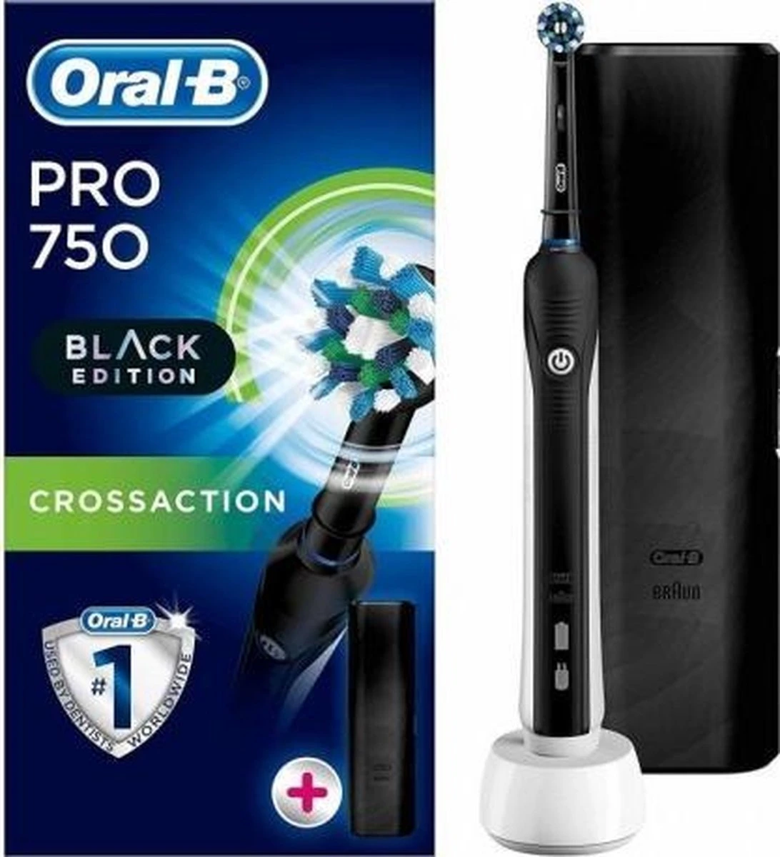 Braun Oral-B PRO 750 - Elektrische Tandenborstel - Zwart 13 Braun Oral-B PRO 750 - Elektrische Tandenborstel - Zwart - Afbeelding 13