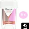 Rexona Deodorant Stick Women Maximum Protection Confidence Voordeelverpakking | 6x 45ml