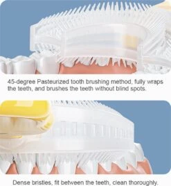 Tandenborstel Kind-Handtandenborstel Voor Kinderen-2 Tot 12 Jaar-Zachte Silliconen-Baby Tandenborstel-Tandenborstel Baby En Peuter - U-Vormig - 360 Graden-Bijtringen-peutertandenborstel-U Vorm -Verzorgingsproducten 1104x1200 3