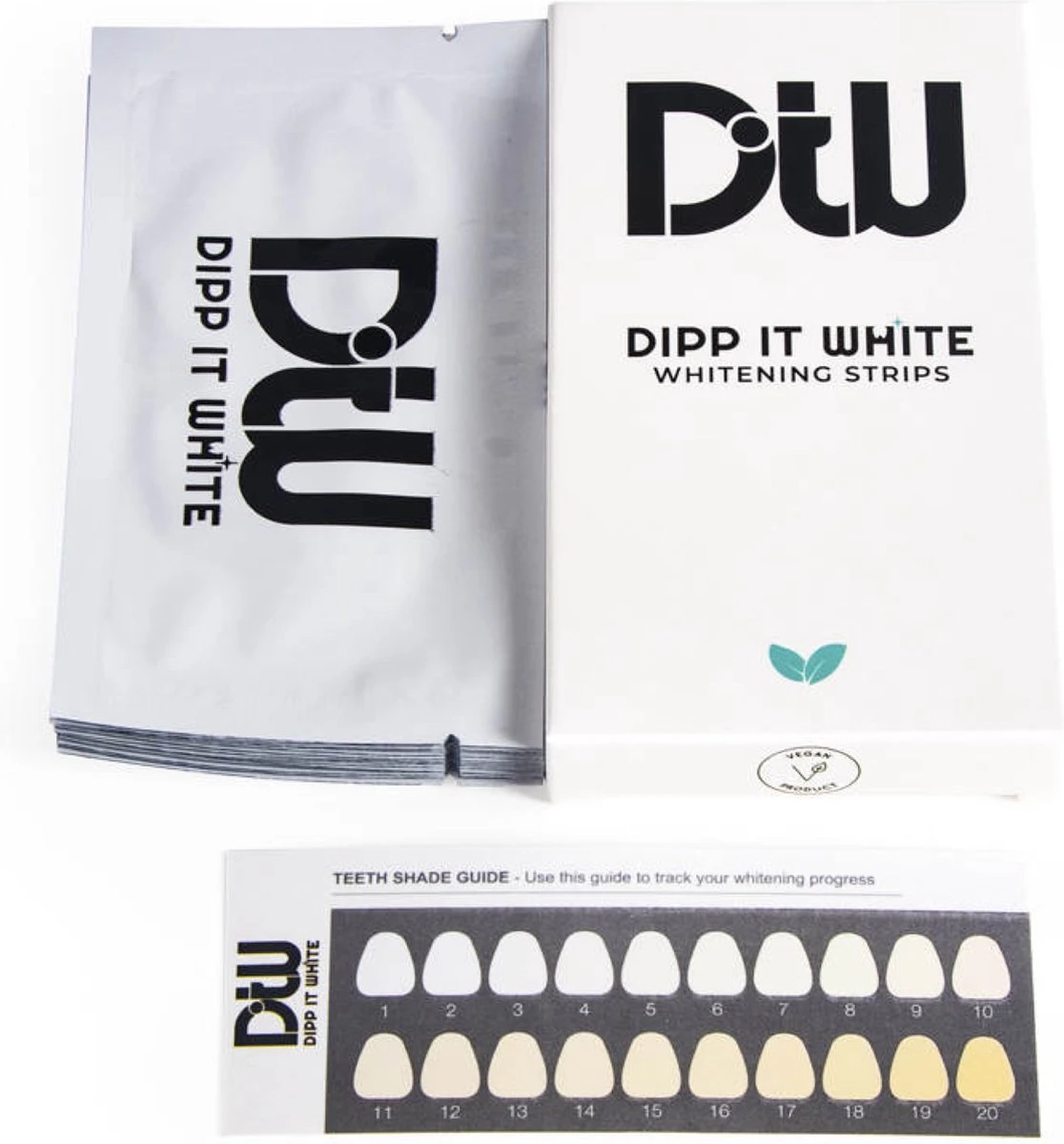 DIPPITWHITE | MINT SMAAK |14 Behandelingen | Tandenbleek/Teeth Whitening Strips | Peroxidevrij (0%) | 100% Natuurlijk | Wittere Tanden | Tandenblekers 2 DIPPITWHITE | MINT SMAAK |14 Behandelingen | Tandenbleek/Teeth Whitening Strips | Peroxidevrij (0%) | 100% Natuurlijk | Wittere Tanden | Tandenblekers - Afbeelding 2