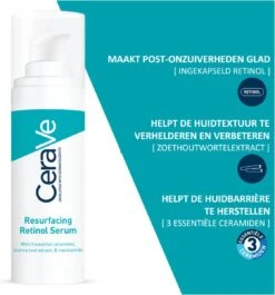 CeraVe Resurfacing Retinol Serum - 30ml - Voor Onzuivere Huid Met Neiging Tot Acne 14 CeraVe Resurfacing Retinol Serum - 30ml - Voor Onzuivere Huid Met Neiging Tot Acne -Verzorgingsproducten 1119x1200