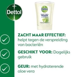 Dettol - Automatische Zeepdispenser No Touch & 3x250ml Handzeep No Touch Navulling - Aloe Vera 18 Dettol - Automatische Zeepdispenser No Touch & 3x250ml Handzeep No Touch Navulling - Aloe Vera -Verzorgingsproducten 1126x1200 1