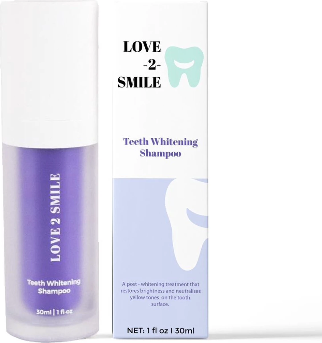 Love2smile Teeth Whitening Shampoo - De Natuurlijke Tandenbleker Van Nederland & België - Goedgekeurde Tandpasta - Teeth Whitening - Wittere Tanden - Zonder Peroxide 1 Love2smile Teeth Whitening Shampoo - De Natuurlijke Tandenbleker Van Nederland & België - Goedgekeurde Tandpasta - Teeth Whitening - Wittere Tanden - Zonder Peroxide