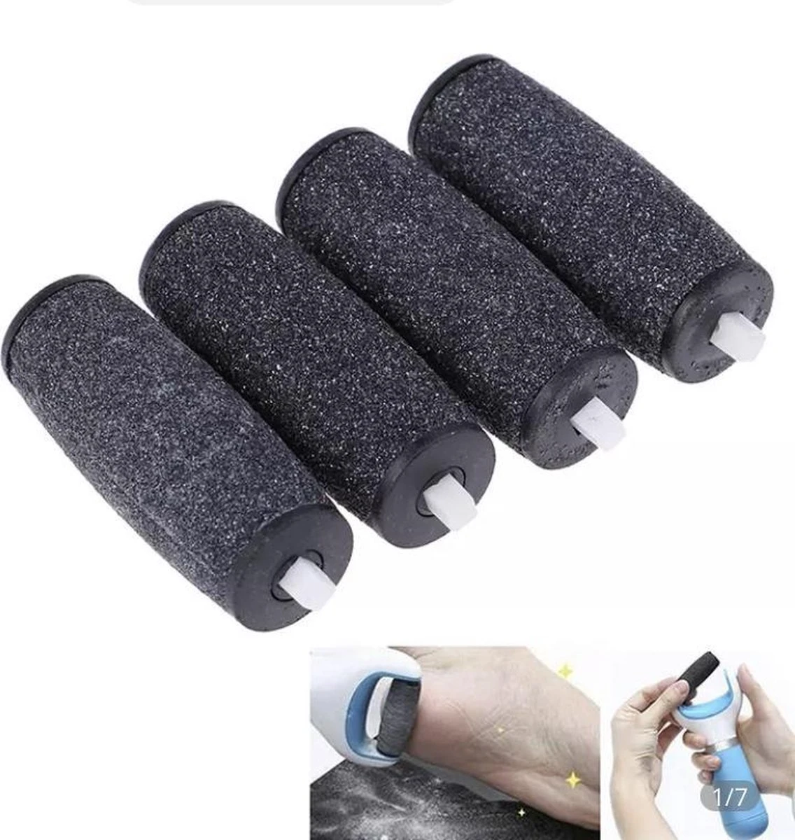 4X Voor Scholl Voetvijl | Navulling Velvet Smooth | Standard- Regular | 2+2=4Stuks | Voor Scholl Elektrische Eeltvijl 1 4X Voor Scholl Voetvijl | Navulling Velvet Smooth | Standard- Regular | 2+2=4Stuks | Voor Scholl Elektrische Eeltvijl