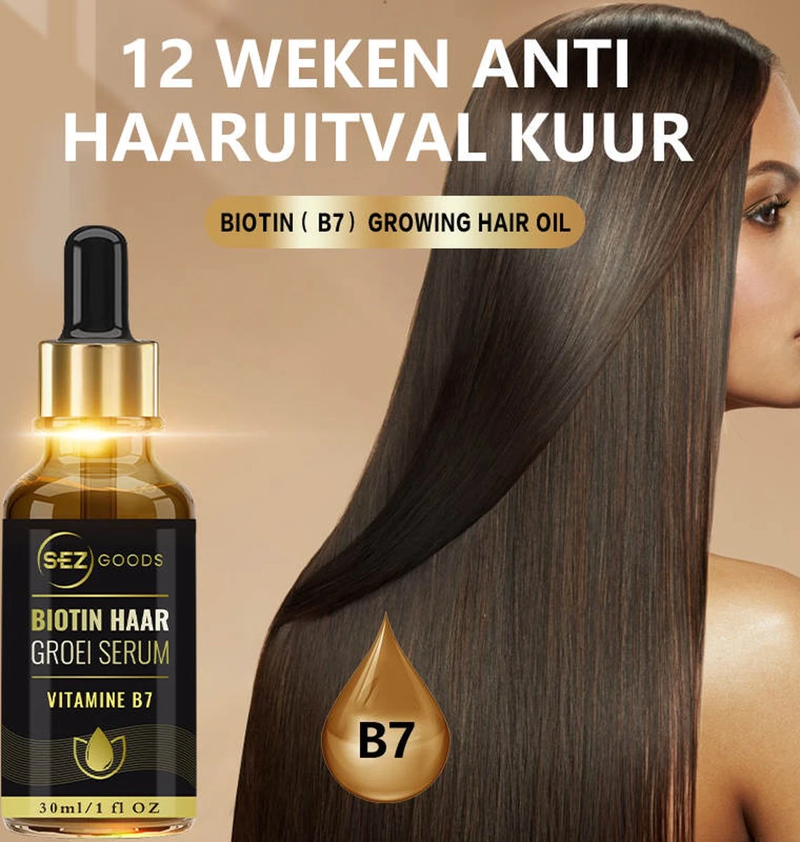 Haarserum - Haargroei Stimulator - Tegen Haaruitval - Haargroei Serum - Baardgroeimiddel - Baardgroei Olie - Alternatief Voor Minoxidil 5% 5 Haarserum - Haargroei Stimulator - Tegen Haaruitval - Haargroei Serum - Baardgroeimiddel - Baardgroei Olie - Alternatief Voor Minoxidil 5% - Afbeelding 5