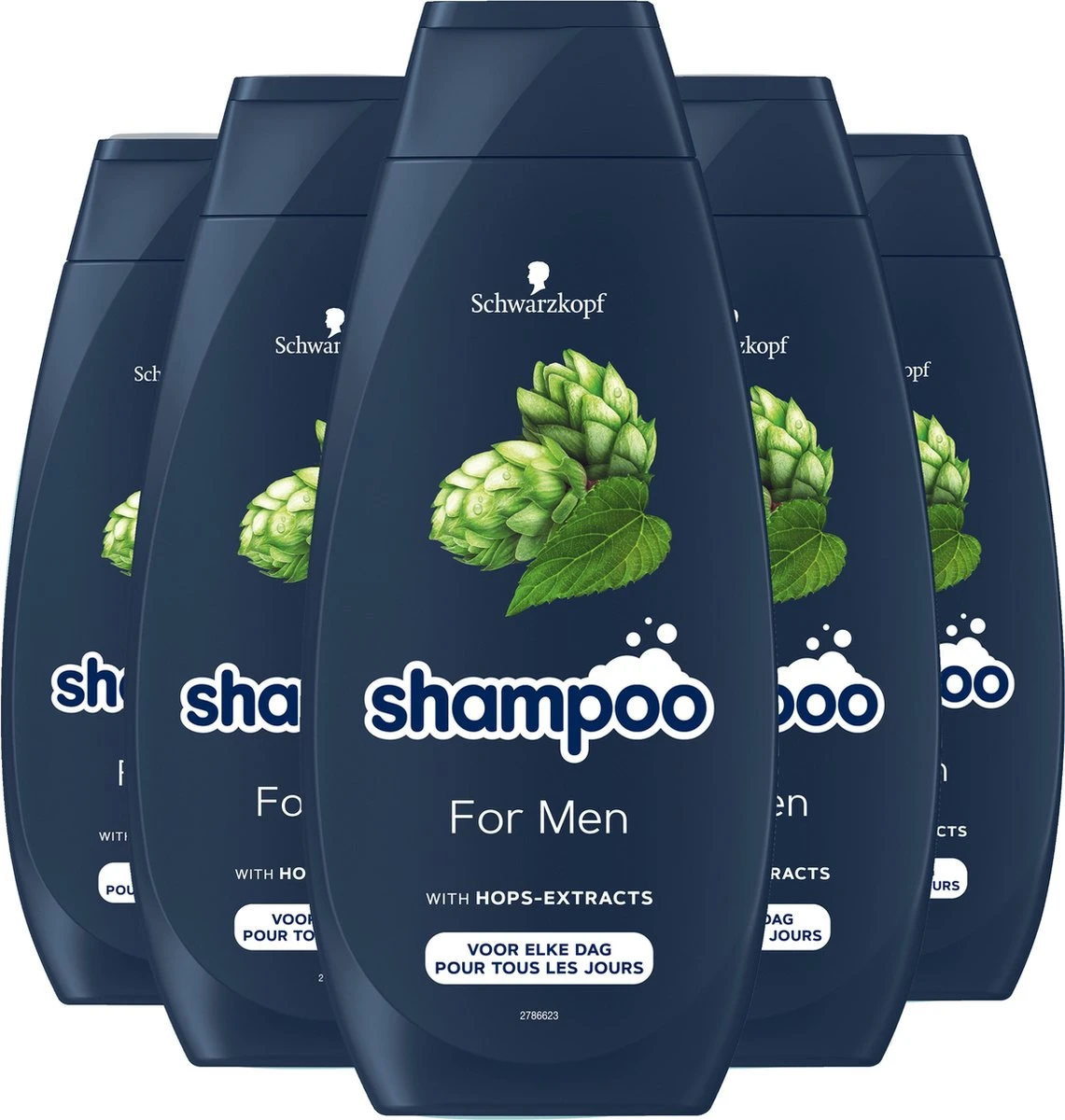 Schwarzkopf For Men Shampoo 5x 400ml 1 Schwarzkopf For Men Shampoo 5x 400ml