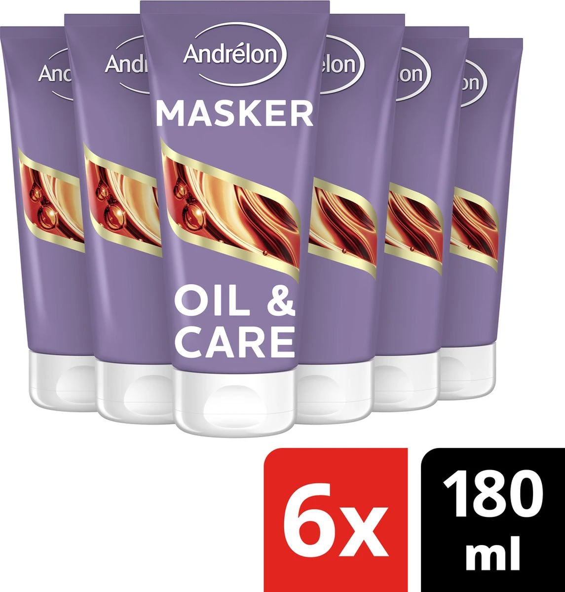 Andrélon Oil & Care Haarmasker – 1 Minuut WOW Masker - 6 X 180 Ml – Voordeelverpakking 3 Andrélon Oil & Care Haarmasker – 1 Minuut WOW Masker - 6 X 180 Ml – Voordeelverpakking - Afbeelding 3