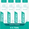 Elmex Sensitive Tandpasta 4 X 75ml - Voor Gevoelige Tanden - Voordeelverpakking