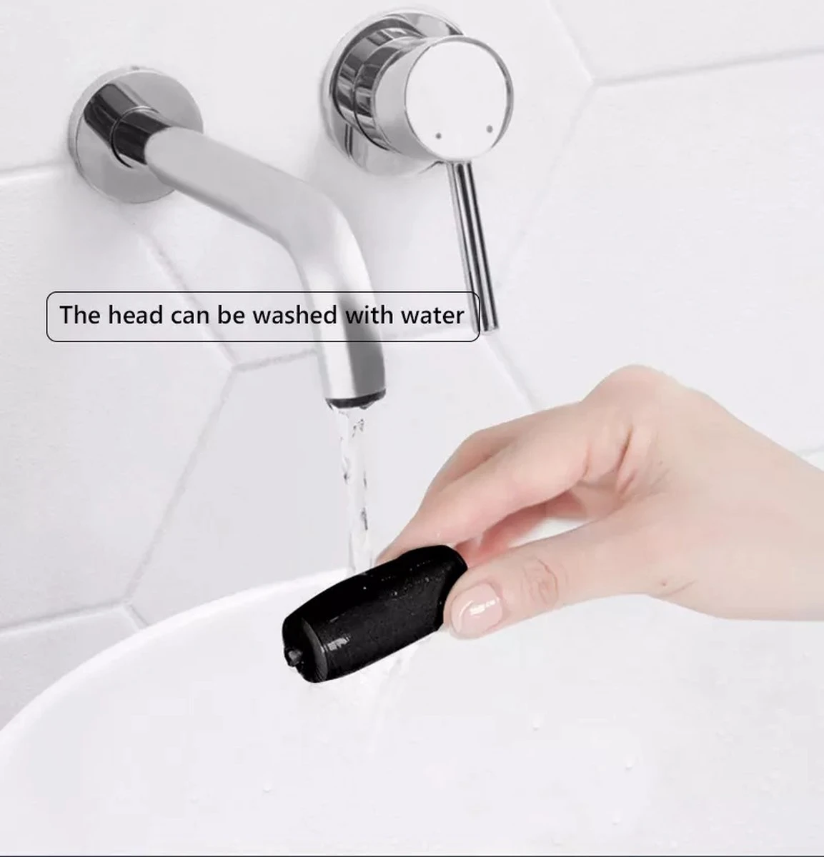 Vastu Eeltverwijderaar - Elektrische Oplaadbare Voetvijl Inclusief Opvangdoekje & Opbergzakje - Callus Remover - Inclusief Extra Opzetvijlen 4 Vastu Eeltverwijderaar - Elektrische Oplaadbare Voetvijl Inclusief Opvangdoekje & Opbergzakje - Callus Remover - Inclusief Extra Opzetvijlen - Afbeelding 4