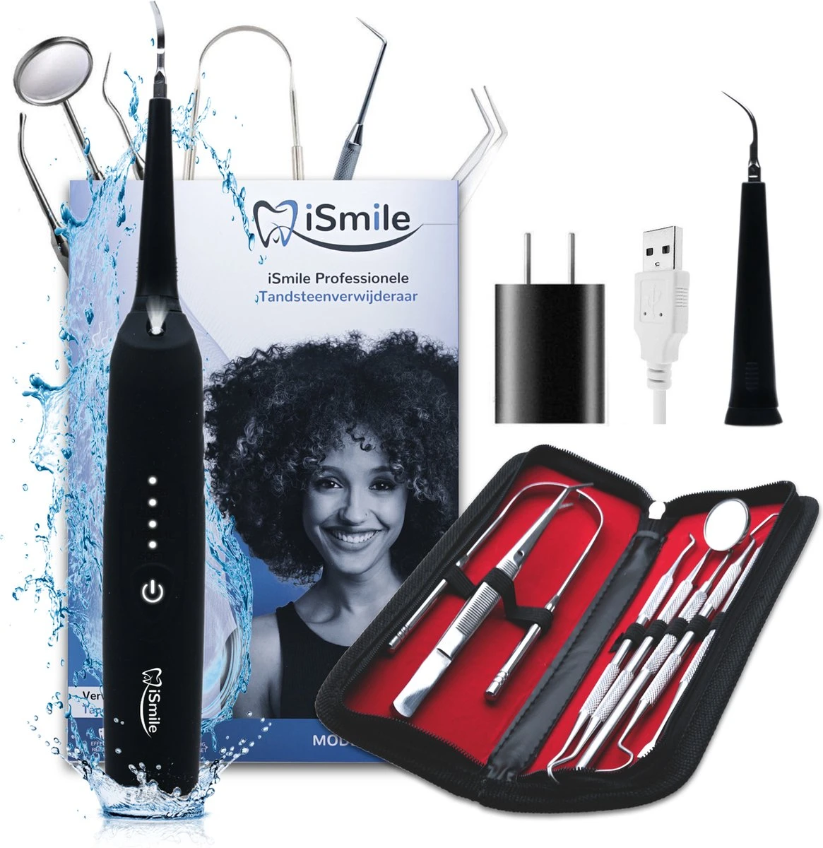 ISmile® - ISM-2199 - Elektrische Tandsteen Verwijderaar Met Sonische Trillingen 1 ISmile® - ISM-2199 - Elektrische Tandsteen Verwijderaar Met Sonische Trillingen