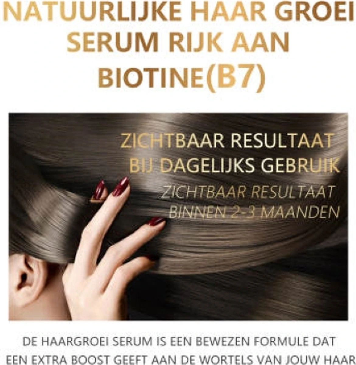 Haarserum - Haargroei Stimulator - Tegen Haaruitval - Haargroei Serum - Baardgroeimiddel - Baardgroei Olie - Alternatief Voor Minoxidil 5% 2 Haarserum - Haargroei Stimulator - Tegen Haaruitval - Haargroei Serum - Baardgroeimiddel - Baardgroei Olie - Alternatief Voor Minoxidil 5% - Afbeelding 2