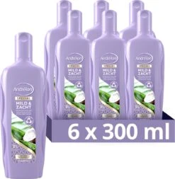 Andrélon Mild & Zacht Shampoo - 6 X 300 Ml - Voordeelverpakking