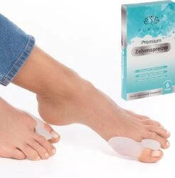 PURAVA® [6x] Hallux Valgus Teen Spreider - Inclusief Hygiënische Transportbox - Optimaal Comfort - BPA Vrij - Universele Maat
