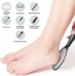 FAO 13in1 Eelt Verwijderaar - Incl. Pedicure Set - Professionele Voetvijl - Waterdichte Voetrasp - Eeltschaaf Oplaadbaar - Elektrische Eeltrasp - Zwart 5 FAO 13in1 Eelt Verwijderaar - Incl. Pedicure Set - Professionele Voetvijl - Waterdichte Voetrasp - Eeltschaaf Oplaadbaar - Elektrische Eeltrasp - Zwart -Verzorgingsproducten 1188x1200 3