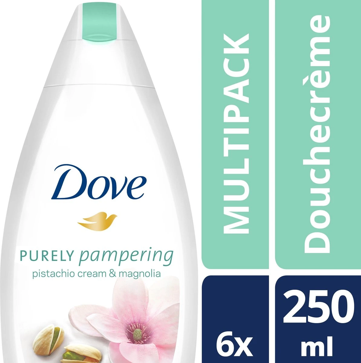 Dove Pistache & Magnolia Douchegel - 6 X 250ml - Voordeelverpakking 9 Dove Pistache & Magnolia Douchegel - 6 X 250ml - Voordeelverpakking - Afbeelding 9