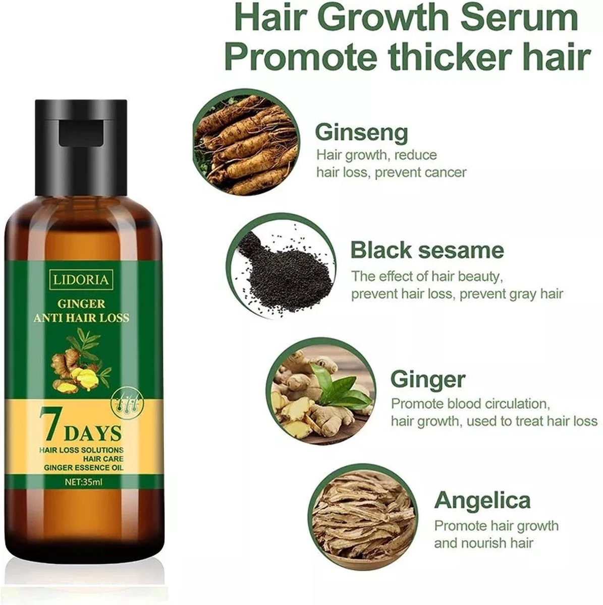 Hair Growth - Essential Oil - Natural - Anti Hair Loss - Fast Grow - Treatment - Men - Woman - Cadeau - 1 Hair Growth - Essential Oil - Natural - Anti Hair Loss - Fast Grow - Treatment - Men - Woman - Cadeau -