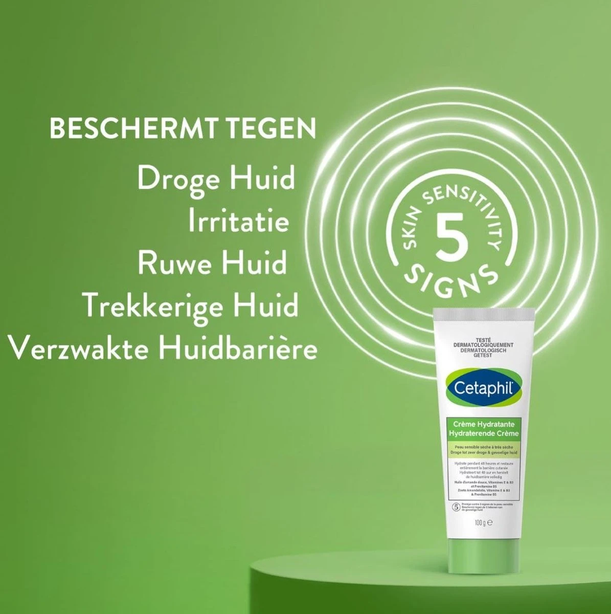Cetaphil Hydraterende Crème 100gr 8 Cetaphil Hydraterende Crème 100gr - Afbeelding 8