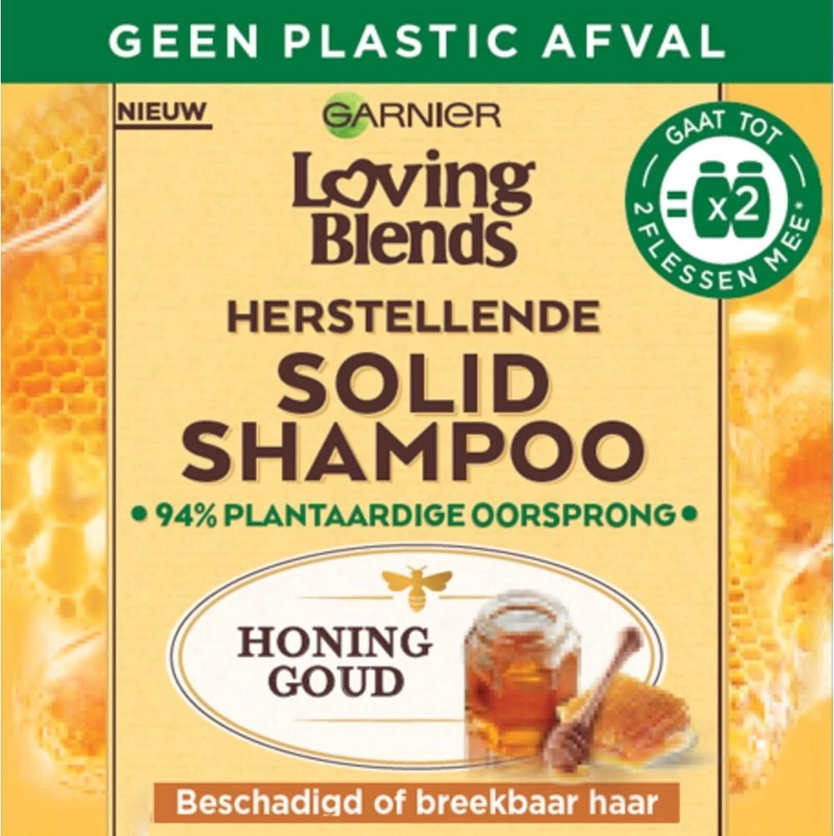 Garnier Loving Blends Solid Shampoo Bar Honing Goud - 1 Stuk 1 Garnier Loving Blends Solid Shampoo Bar Honing Goud - 1 Stuk
