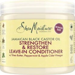Shea Moisture Jamaican Black Castor Oil - Leave-In Conditioner Strengthen & Restore - 431 Ml