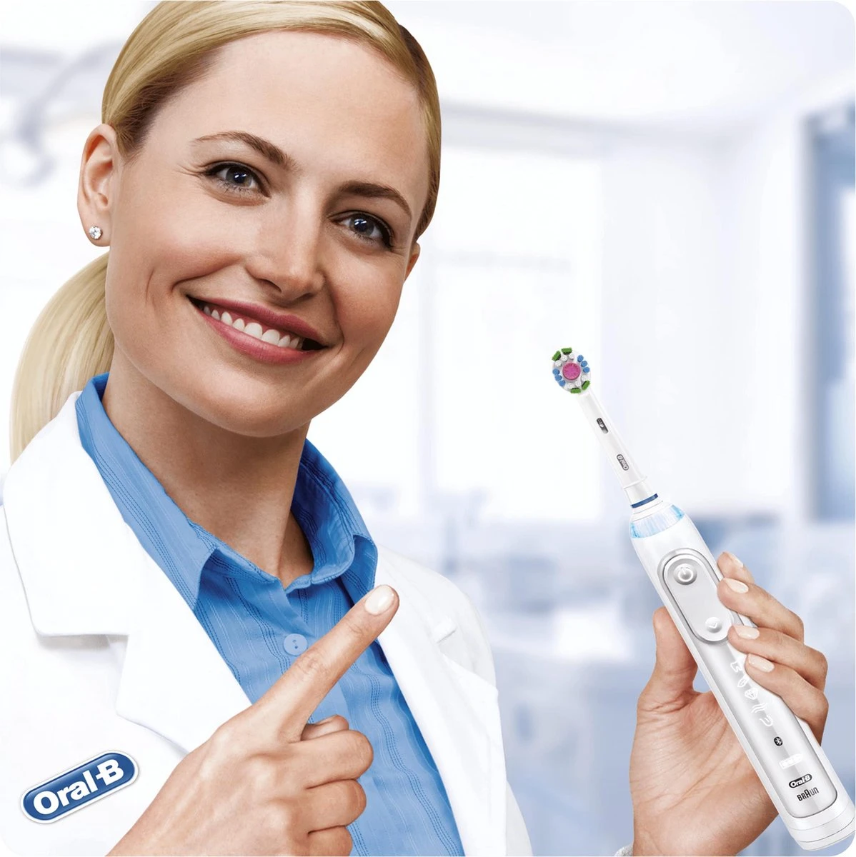 Oral B Oral-B 3D White - Met CleanMaximiser-technologie - Opzetborstels - 8 Stuks 7 Oral B Oral-B 3D White - Met CleanMaximiser-technologie - Opzetborstels - 8 Stuks - Afbeelding 7