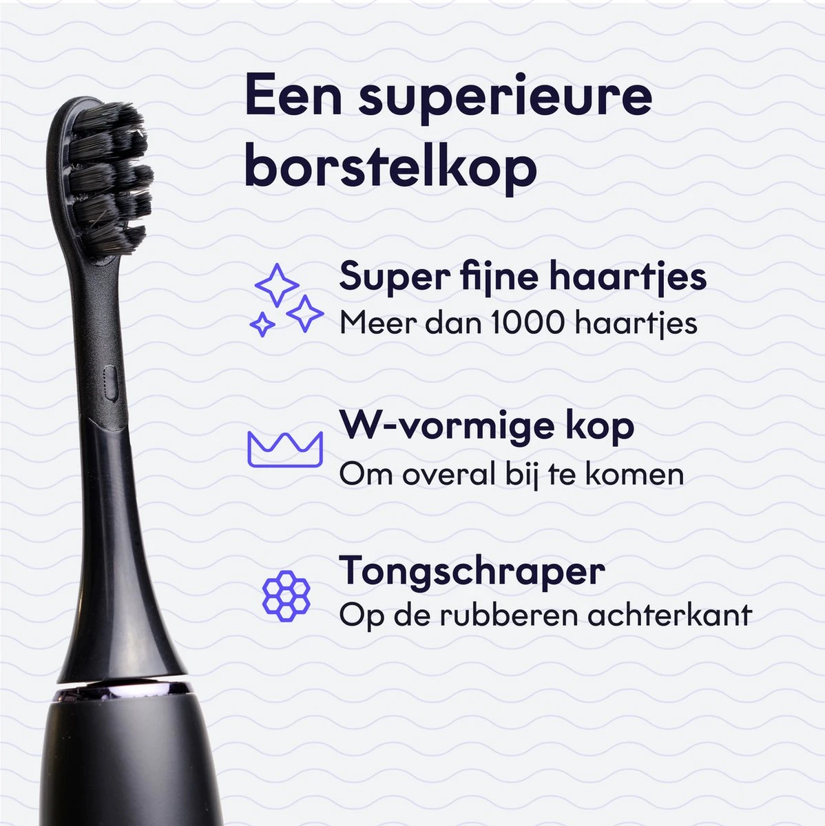 BOOMBRUSH Elektrische Tandenborstel - Zwart - 90 Dagen Batterij - Duurzaam 7 BOOMBRUSH Elektrische Tandenborstel - Zwart - 90 Dagen Batterij - Duurzaam - Afbeelding 7