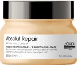 L’Oréal Professionnel Absolut Repair Mask – Herstellend Masker Beschadigd Haar – Serie Expert – 250 Ml