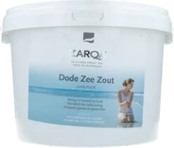 Zarqa Dode Zeezout Emmer Therapeutisch - Badzout - 5 Kg 8 Zarqa Dode Zeezout Emmer Therapeutisch - Badzout - 5 Kg -Verzorgingsproducten 1200x1018 2