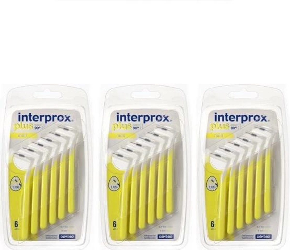 Interprox Plus Mini Ragers - 3 Mm - 3 X 6 Stuks 1 Interprox Plus Mini Ragers - 3 Mm - 3 X 6 Stuks