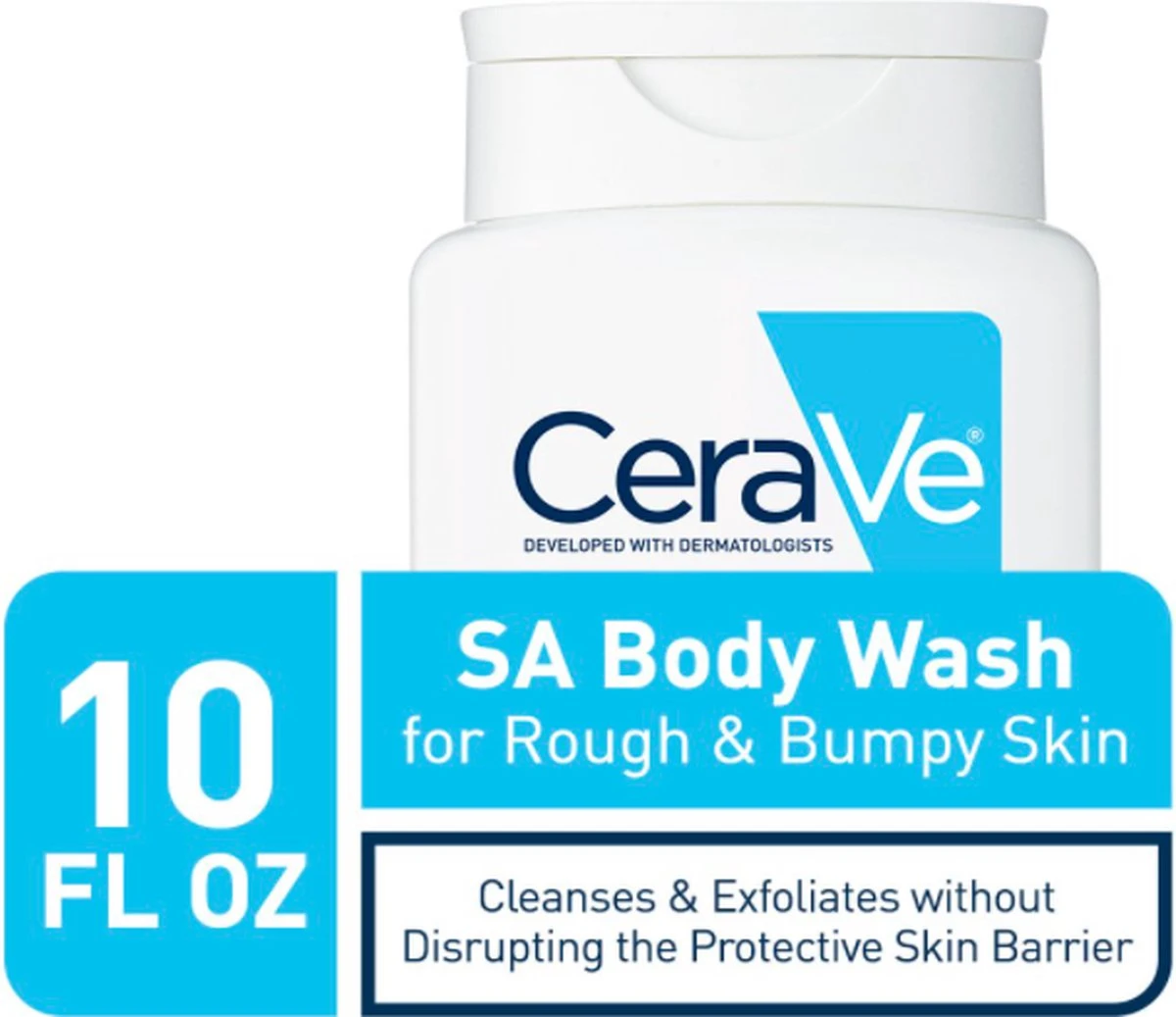CeraVe Body Wash Met Salicyl Acid - Geurvrij 296ml 3 CeraVe Body Wash Met Salicyl Acid - Geurvrij 296ml - Afbeelding 3