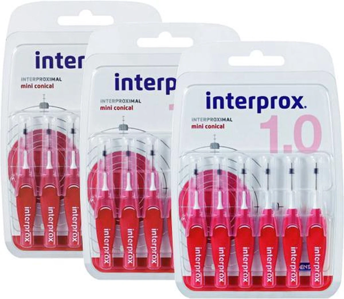 Interprox Premium Mini Conical - 2 Tot 4 Mm - 3 X 6 Stuks 5 Interprox Premium Mini Conical - 2 Tot 4 Mm - 3 X 6 Stuks - Afbeelding 5
