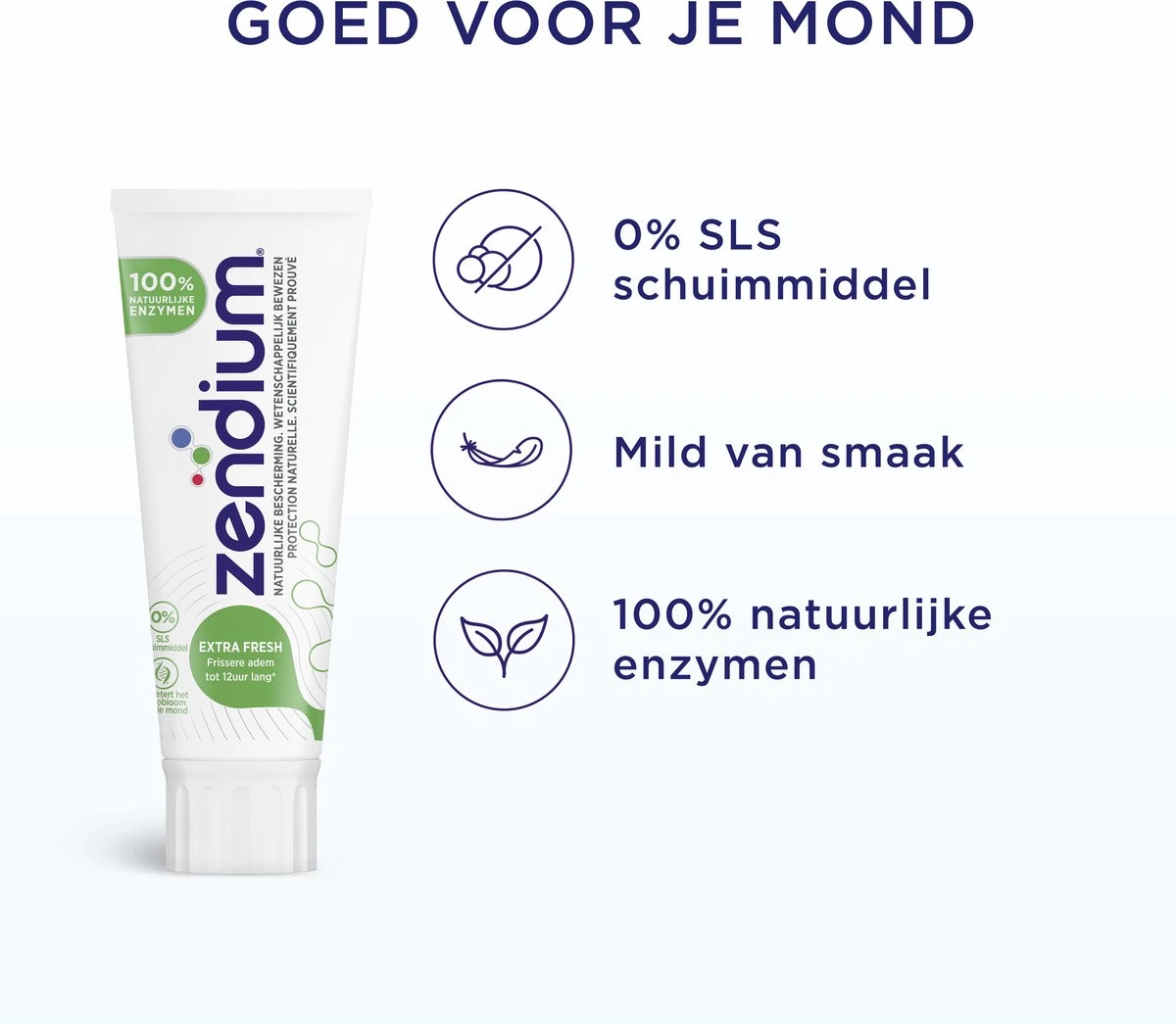 Zendium Extra Fresh Tandpasta - 12 X 75 Ml - Voordeelverpakking 4 Zendium Extra Fresh Tandpasta - 12 X 75 Ml - Voordeelverpakking - Afbeelding 4