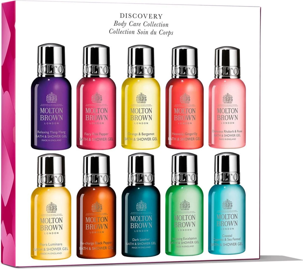 Molton Brown Discovery Set 10 X 30ml Bad/douchegel 1 Molton Brown Discovery Set 10 X 30ml Bad/douchegel