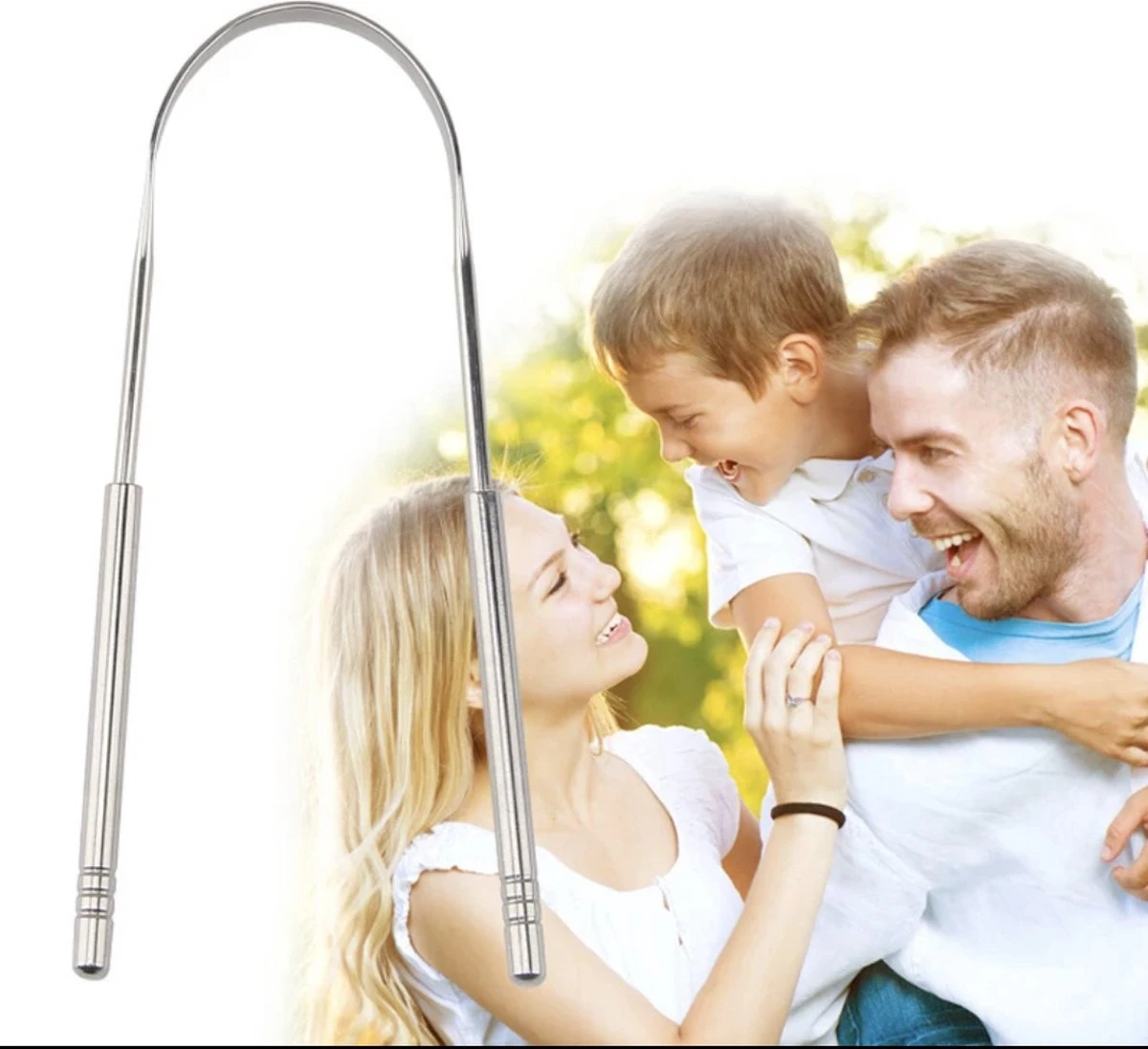 Effectieve Tongschraper - Tongreiniger - Rose Goud 2 Effectieve Tongschraper - Tongreiniger - Rose Goud - Afbeelding 2