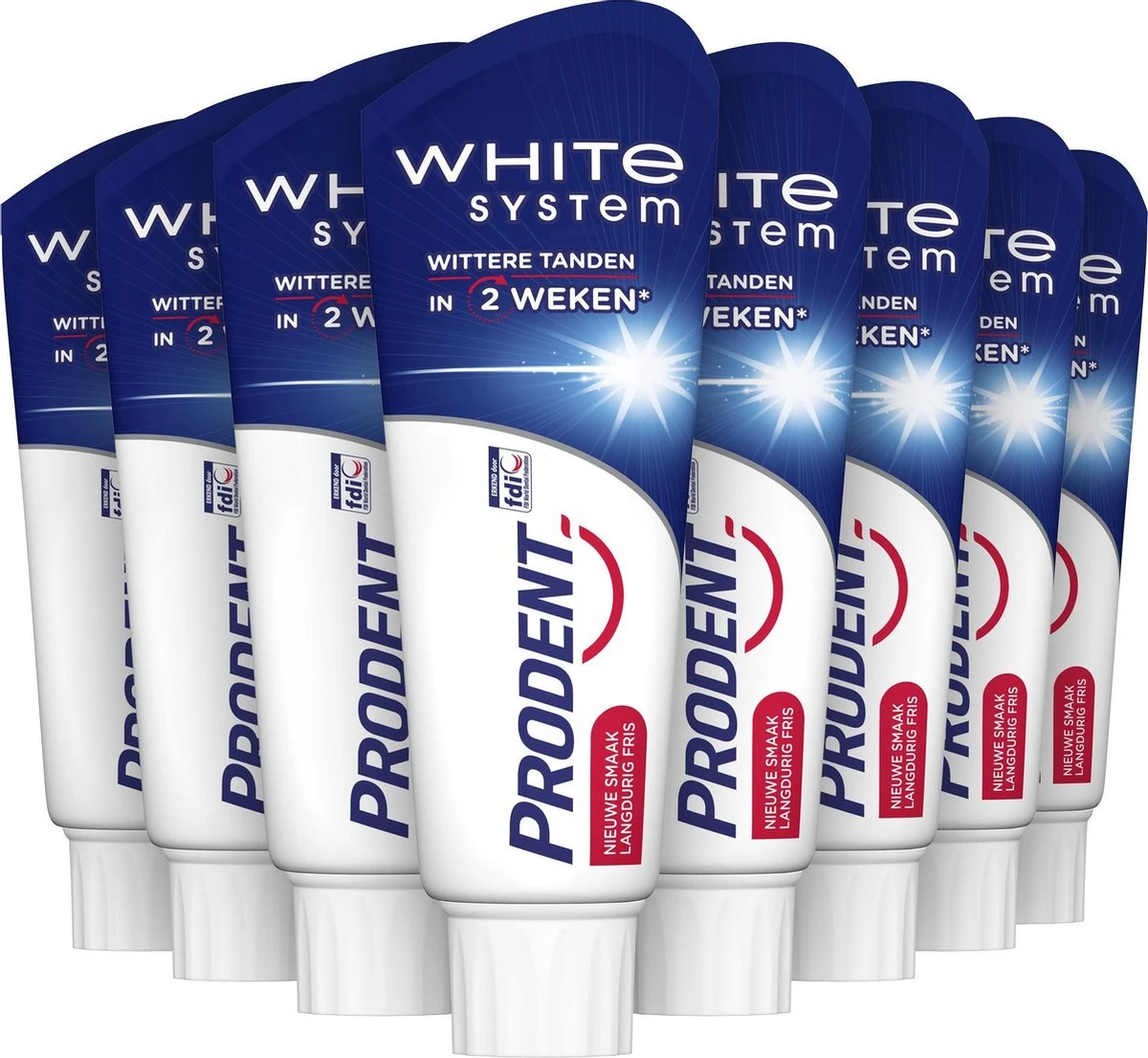 Prodent Whitening System Tandpasta - 12 X 75 Ml - Voordeelverpakking 1 Prodent Whitening System Tandpasta - 12 X 75 Ml - Voordeelverpakking