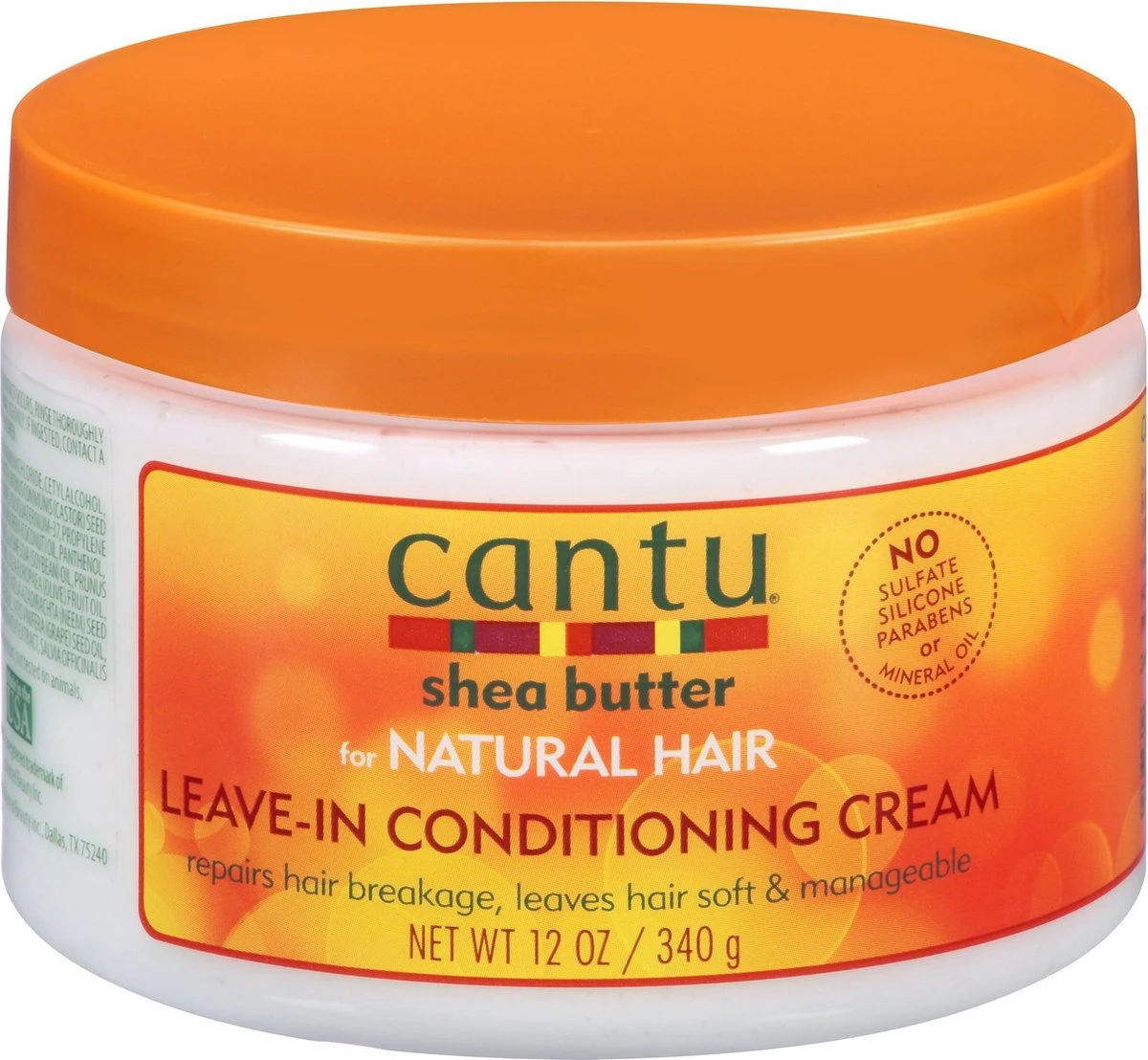 Cantu For Natural Hair Leave-In Conditioning Cream 340 Gr 3 Cantu For Natural Hair Leave-In Conditioning Cream 340 Gr - Afbeelding 3