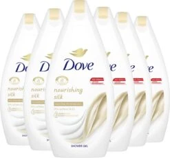 Dove Nourishing Silk Douchegel - 6 X 450 Ml - Voordeelverpakking