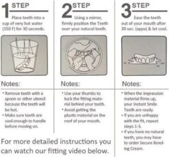 Kunstgebit InstantSmile - Medium - Boven Gebit - Goedkope Kunstgebit- Met Bijgeleverde Vulling 7 Kunstgebit InstantSmile - Medium - Boven Gebit - Goedkope Kunstgebit- Met Bijgeleverde Vulling -Verzorgingsproducten 1200x1119 3