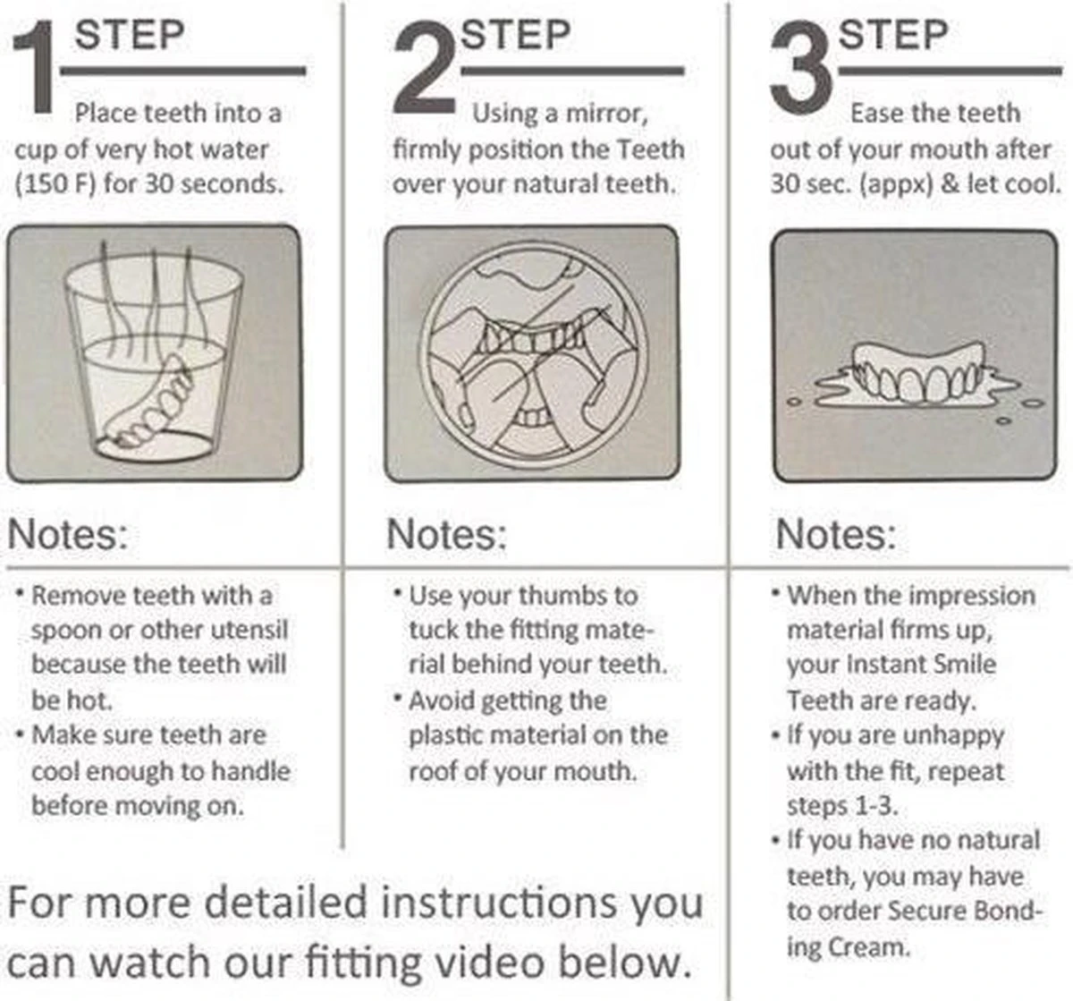 Kunstgebit InstantSmile - Medium - Boven Gebit - Goedkope Kunstgebit- Met Bijgeleverde Vulling 3 Kunstgebit InstantSmile - Medium - Boven Gebit - Goedkope Kunstgebit- Met Bijgeleverde Vulling - Afbeelding 3