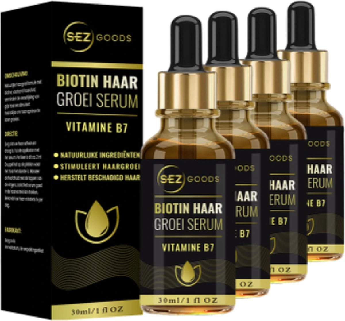 Haarserum - Haargroei Stimulator - Tegen Haaruitval - Haargroei Serum - Baardgroeimiddel - Baardgroei Olie - Alternatief Voor Minoxidil 5% 6 Haarserum - Haargroei Stimulator - Tegen Haaruitval - Haargroei Serum - Baardgroeimiddel - Baardgroei Olie - Alternatief Voor Minoxidil 5% - Afbeelding 6