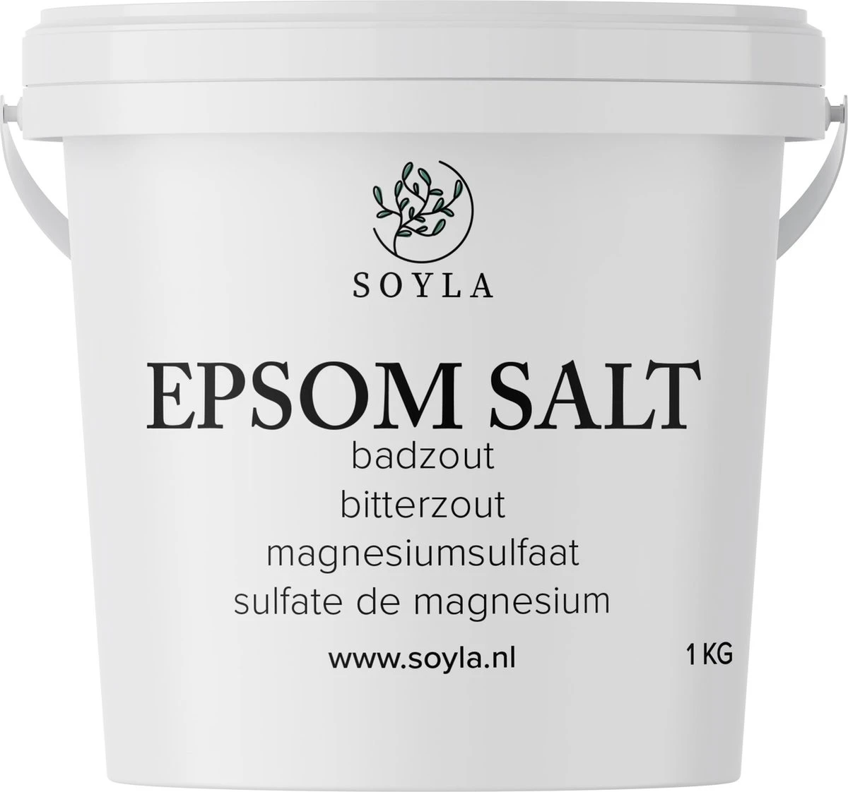 Epsom Zout - 1 KG - Badzout - Epsom Salt - Magnesiumsulfaat 1 Epsom Zout - 1 KG - Badzout - Epsom Salt - Magnesiumsulfaat