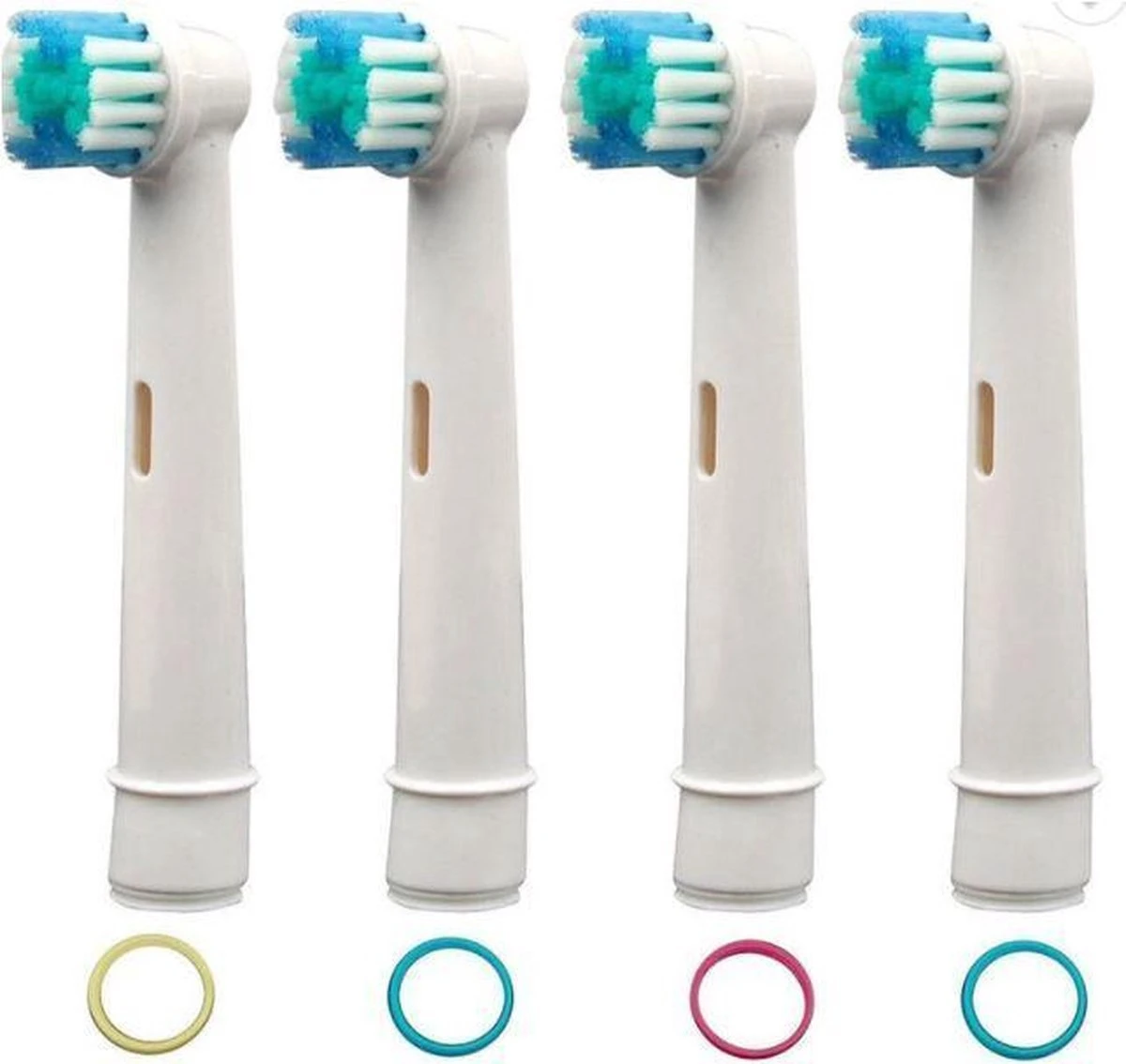 Merkloos Universele Opzetborstels - 4 Stuks - Geschikt Voor Oral-B En Braun 1 Merkloos Universele Opzetborstels - 4 Stuks - Geschikt Voor Oral-B En Braun
